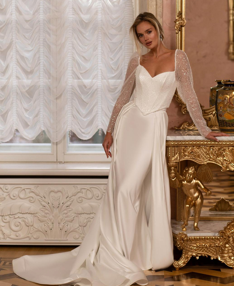 Свадебный комплект из юбки и корсета фото