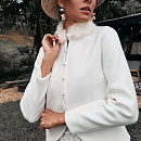 Удлиненный свадебный жакет