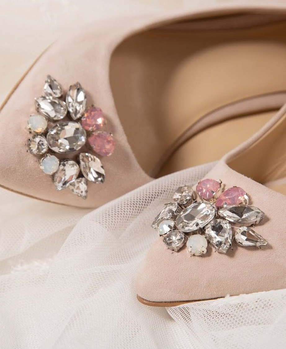 Свадебные замшевые туфли фото