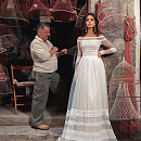 Свадебное платье в этническом кружеве фото