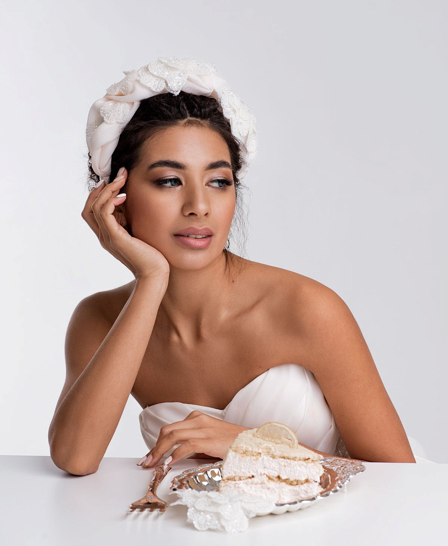 Свадебный ободок для волос фото