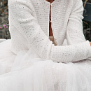 Свадебный жакет с пайетками