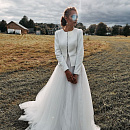 Свадебный белый жакет