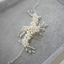 Жемчужный гребешок для невесты фото