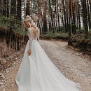 Легкое кружевное свадебное платье фото