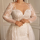 Свадебное платье трансформер большого размера