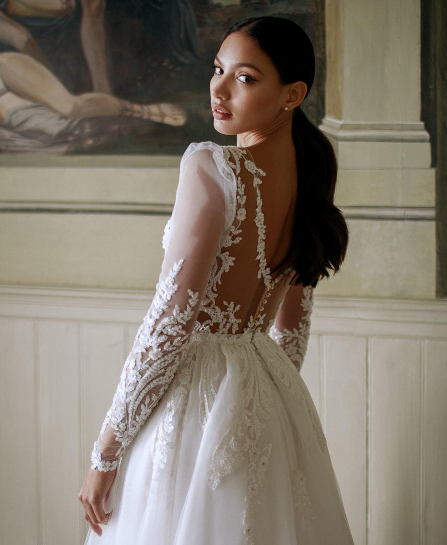 Роскошное блестящее свадебное платье-трансформер фото