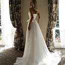 Стильный свадебный комплект с корсетом и шифоновой юбкой фото