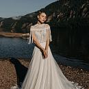 Этническое свадебное платье со съемным болеро фото