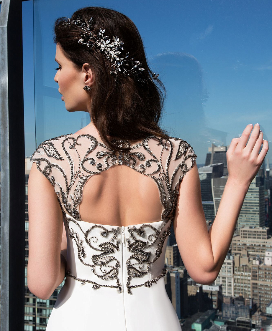 Гребень для волос с кристаллами фото