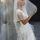 Фата с мерцающей окантовкой фото