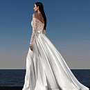 Свадебное платье рыбка со съемным шлейфом фото