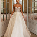 Пышное свадебное платье с корсетом фото