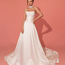 Cвадебный комплект из микадо c пышной юбкой фото