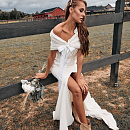 Шерстяная шаль для невесты