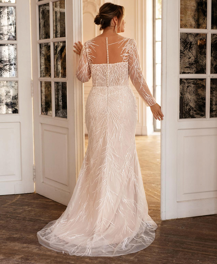 Свадебное платье трансформер большого размера