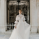 Свадебное платье бохо с длинным рукавом