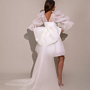 Короткое свадебное платье с пышной юбкой фото