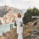 Свадебное пальто с мехом