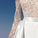 Свадебное платье рыбка со съемным шлейфом фото