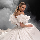 Роскошное свадебное платье силуэта принцесса фото