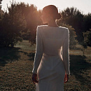 Шерстяной жакет с жемчужными пуговицами