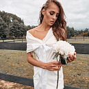 Шерстяная шаль для невесты