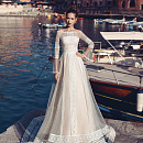 Свадебное платье в рустикальном стиле с рукавами фото