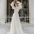 Свадебное платье бохо с длинным рукавом