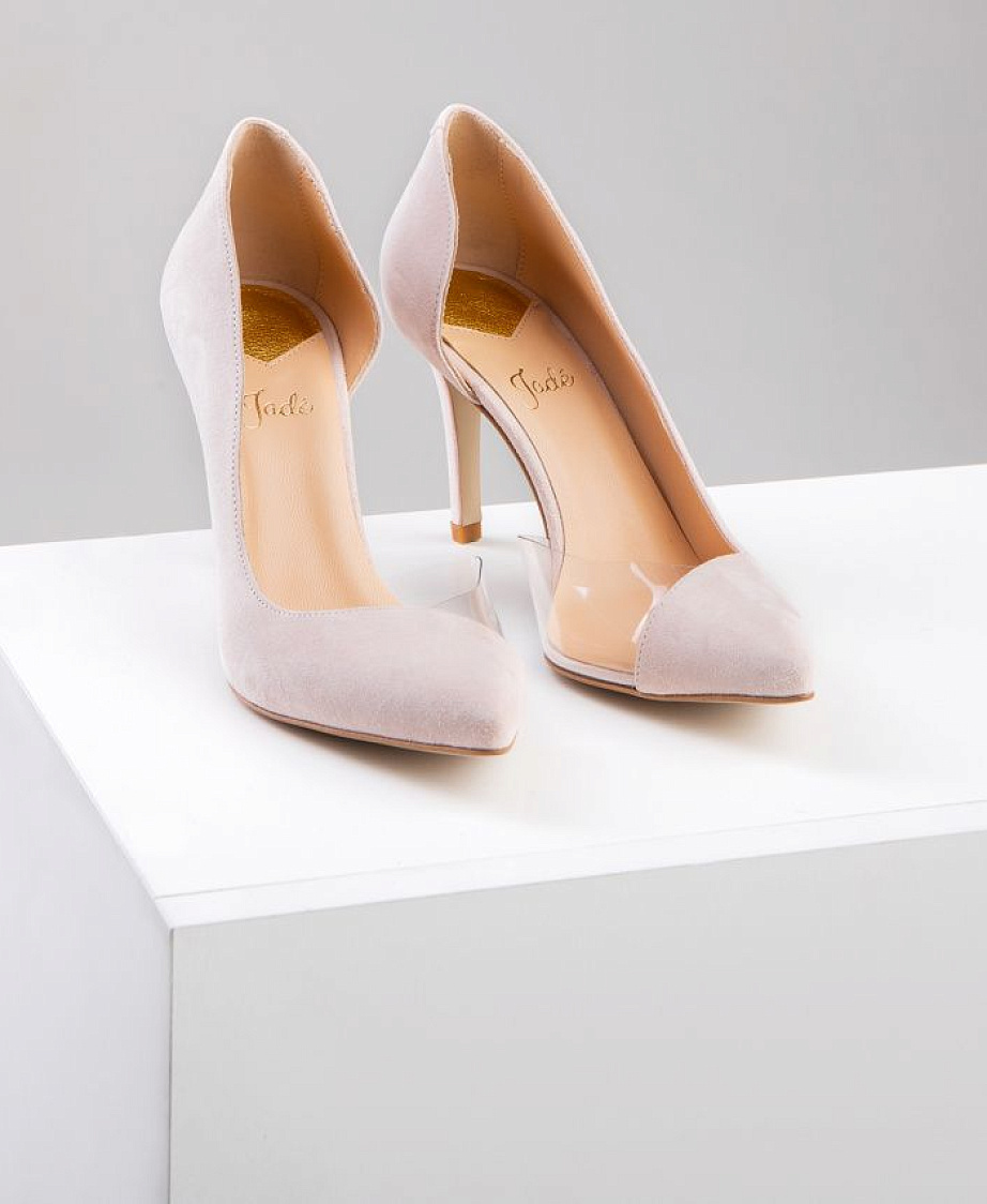 Свадебные лодочки с силиконовой вставкой фото