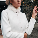 Удлиненный свадебный жакет