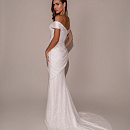 Сияющее свадебное платье фото