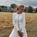 Свадебный белый жакет