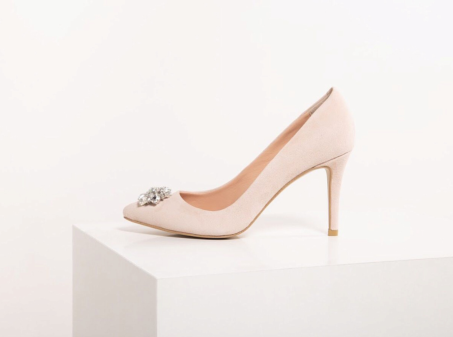 Свадебные туфли лодочки фото