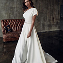 Минималистичное свадебное платье в греческом стиле фото