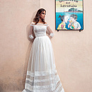 Свадебное платье в этническом кружеве фото