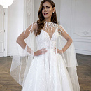 Свадебный кейп с блеском фото