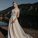 Этническое свадебное платье со съемным болеро фото