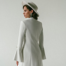 Свадебное платье жакет с рукавами клешь фото