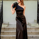 Черный вечерний комбинезон фото