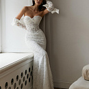 Кружевная русалка с митенками фото