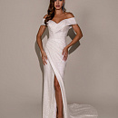 Сияющее свадебное платье фото