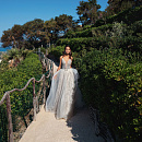 Воздушное сверкающее свадебное платье