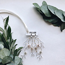 Свадебные серьги с кристаллами фото