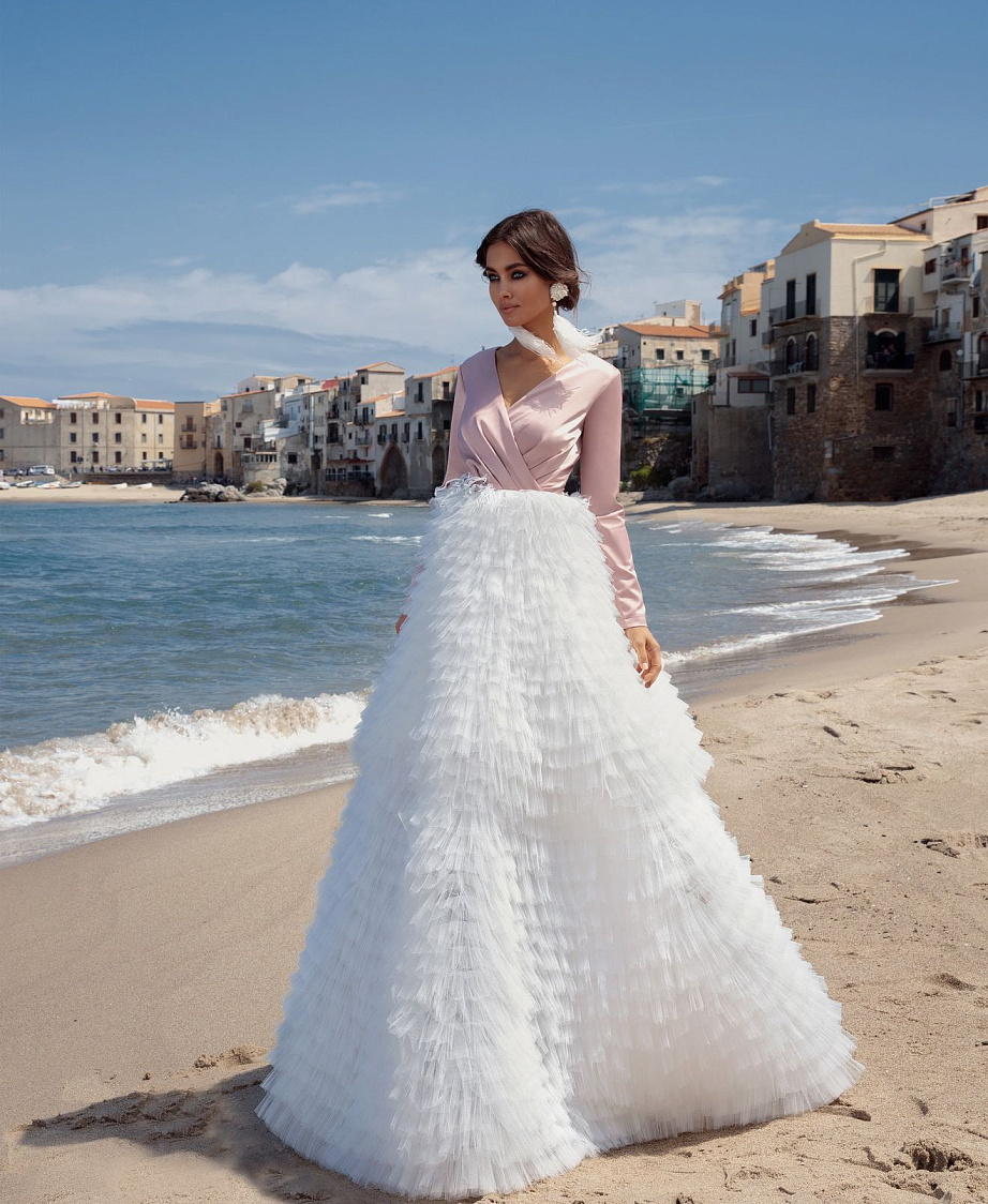 Нежное свадебное платье-трансформер