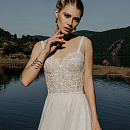 Этническое свадебное платье со съемным болеро фото